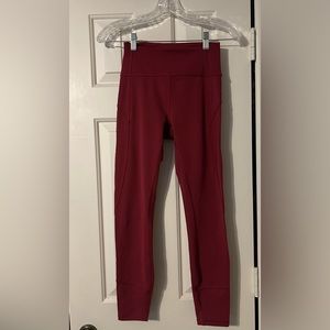 Pink Lululemon Leggings